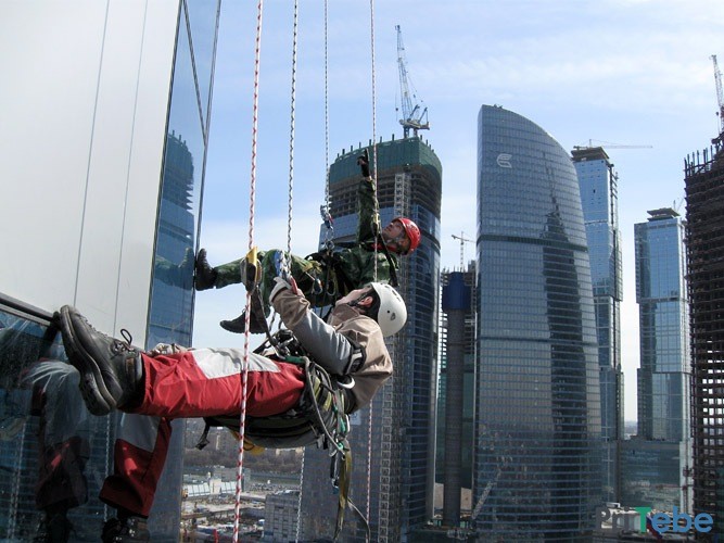Услуги Промышленных Альпинистов на высоте в Москве и Области от МСК "Промтехальп"