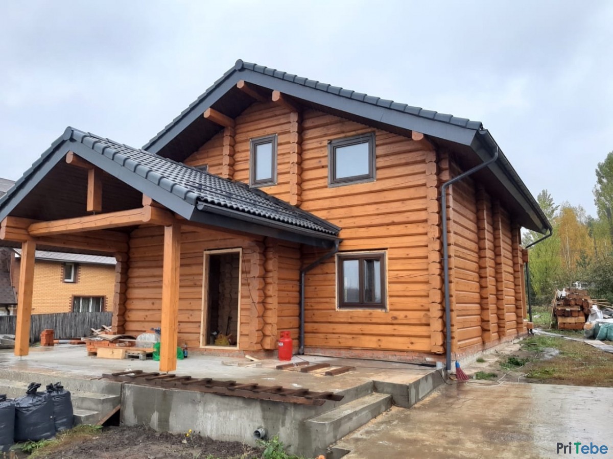Строительство домов ручной рубки по норвежской технологии в Москве и области 