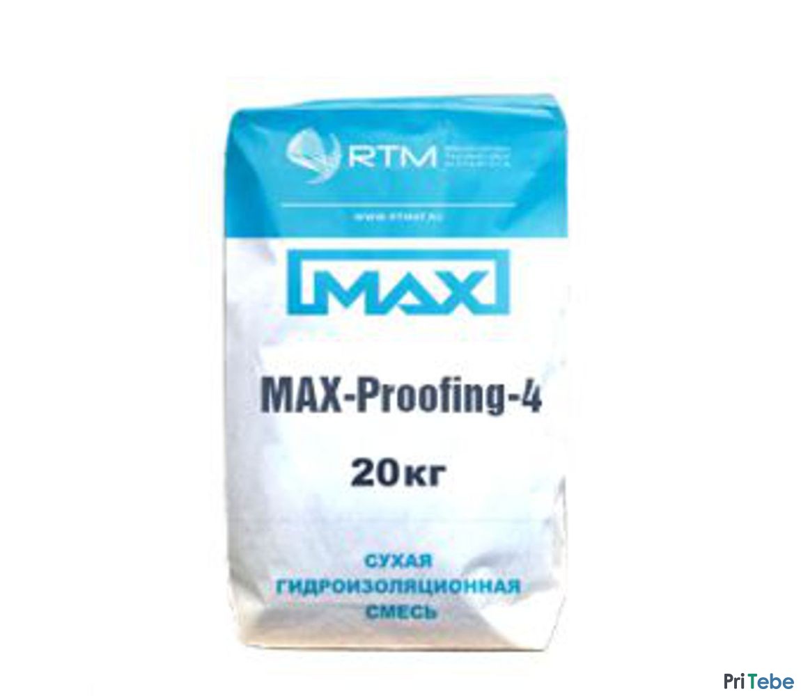Гидроизоляция проникающая MAX-Proofing-4